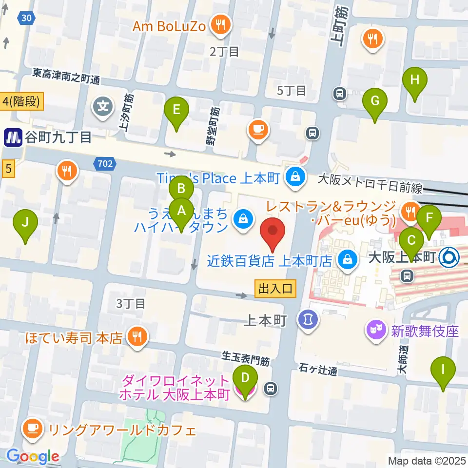 ウインド・スタイ周辺のホテル一覧地図