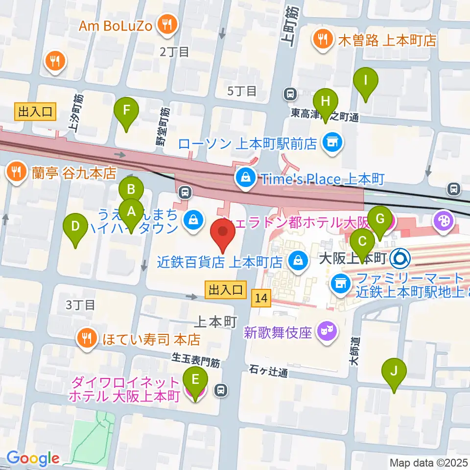 ウインド・スタイ周辺のホテル一覧地図