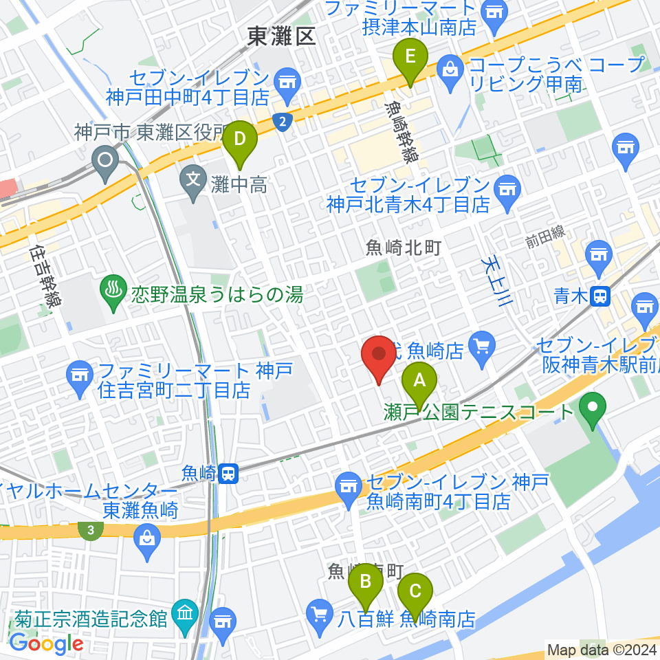 日本ピアノサービス周辺のホテル一覧地図
