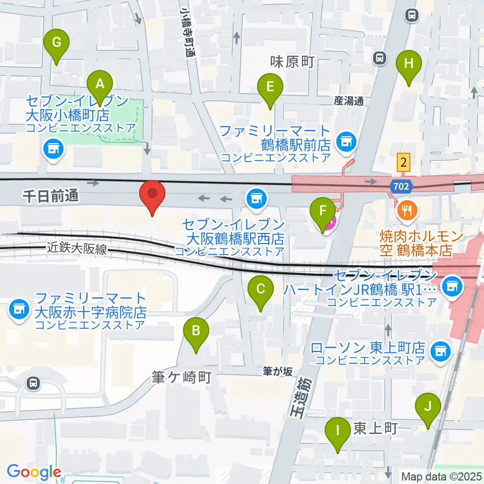 福田楽譜周辺のホテル一覧地図