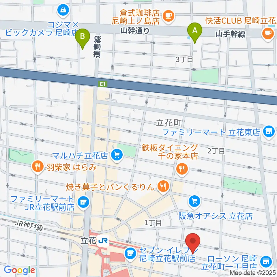 マサゴ楽器周辺のホテル一覧地図