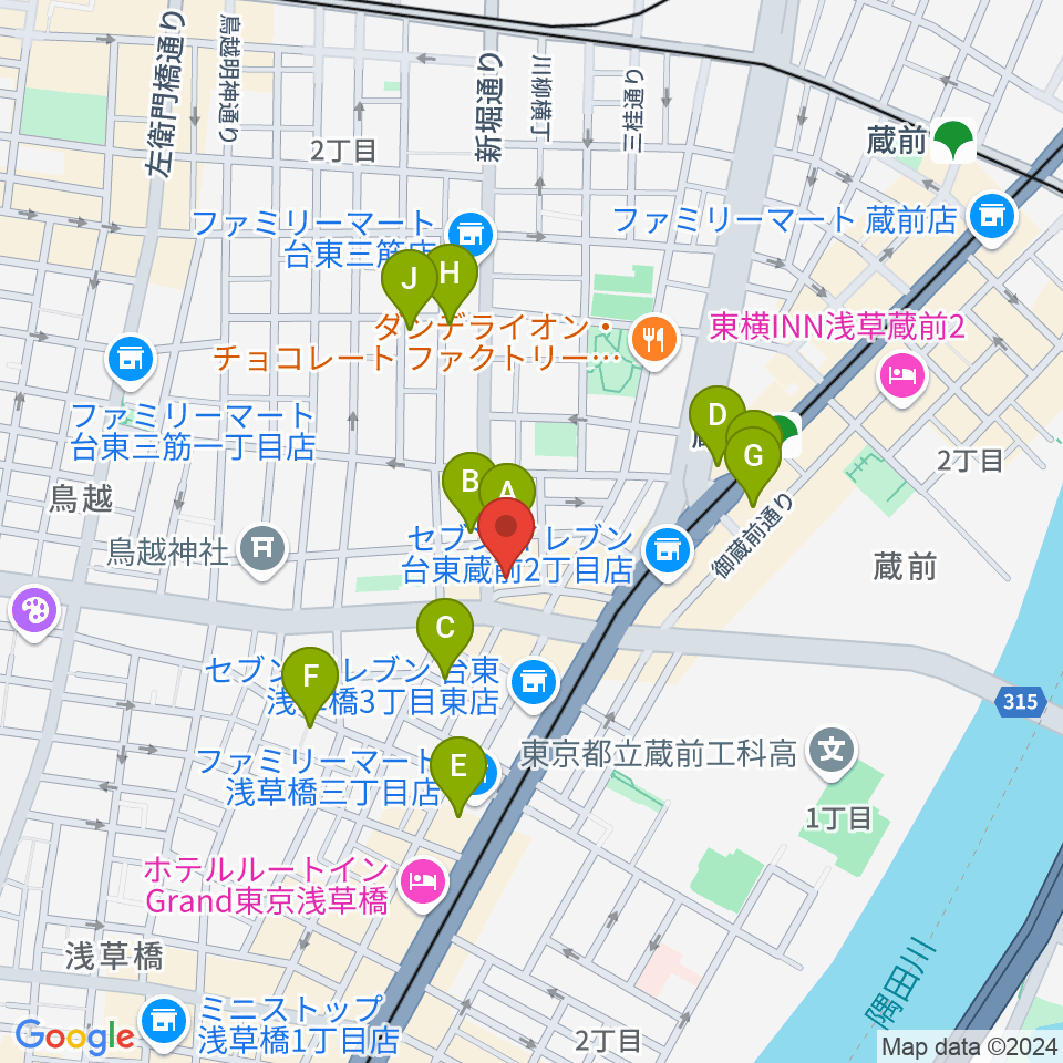 Slow Life周辺のホテル一覧地図