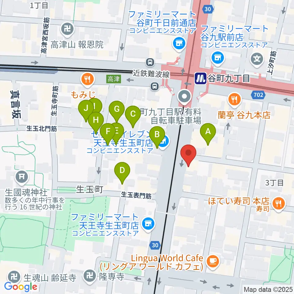 ドラムショップACT どらむ村周辺のホテル一覧地図