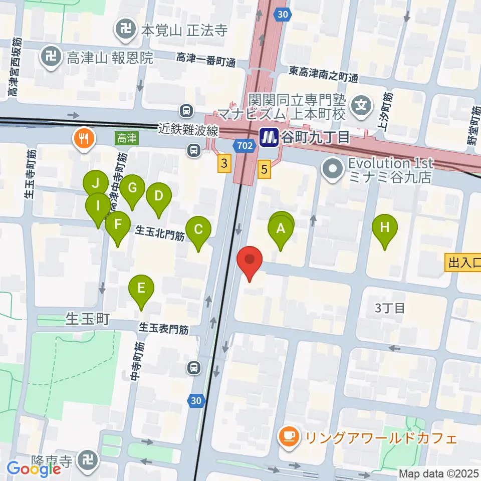 ドラムショップACT どらむ村周辺のホテル一覧地図