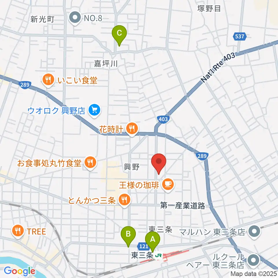あぽろん三条店周辺のホテル一覧地図