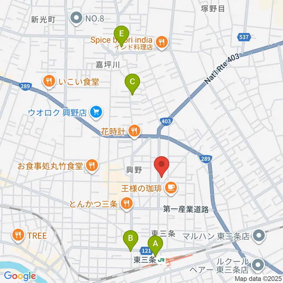 あぽろん三条店周辺のホテル一覧地図