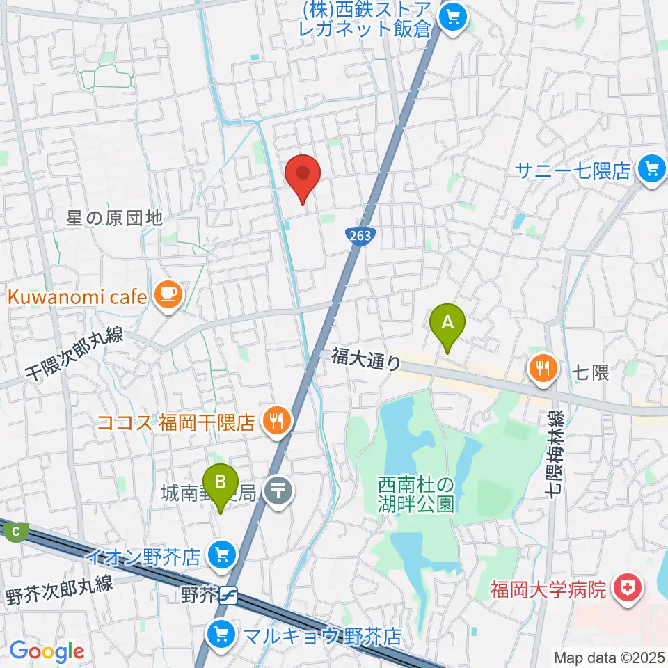フジシマカスタムギター周辺のホテル一覧地図