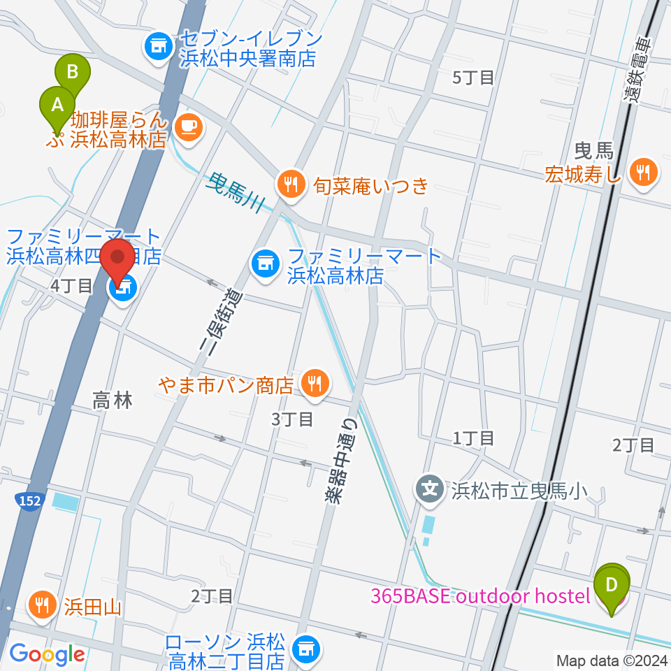 ソニックス周辺のホテル一覧地図