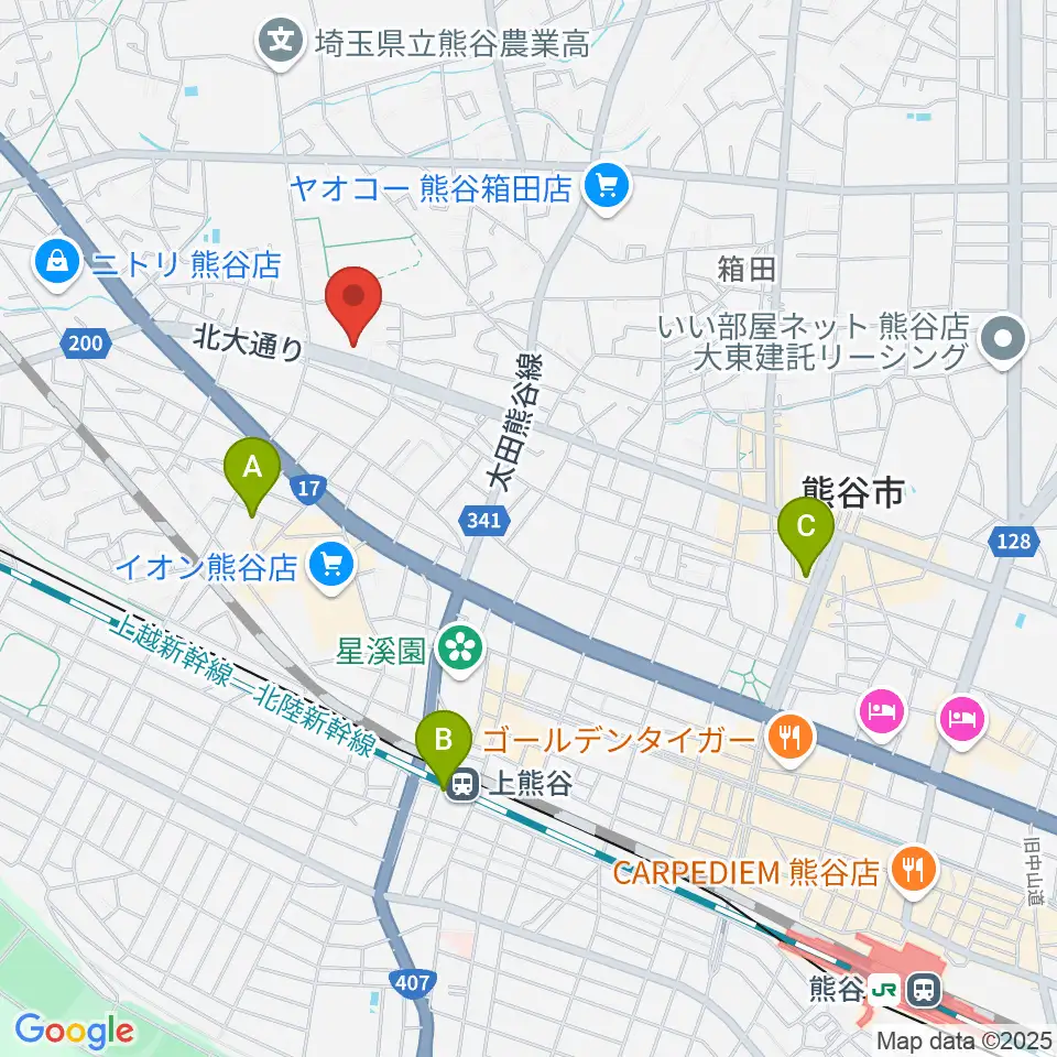 フジクラ楽器周辺のホテル一覧地図