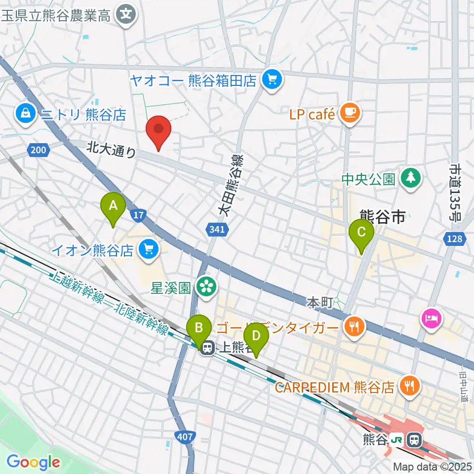 フジクラ楽器周辺のホテル一覧地図