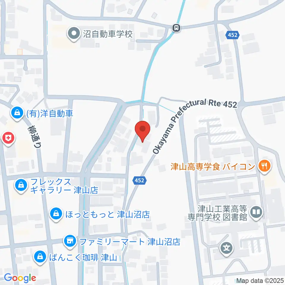 秋久弦楽器工房周辺のホテル一覧地図