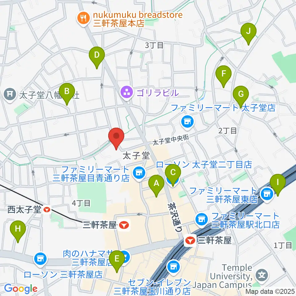 Festa Music Salon周辺のホテル一覧地図