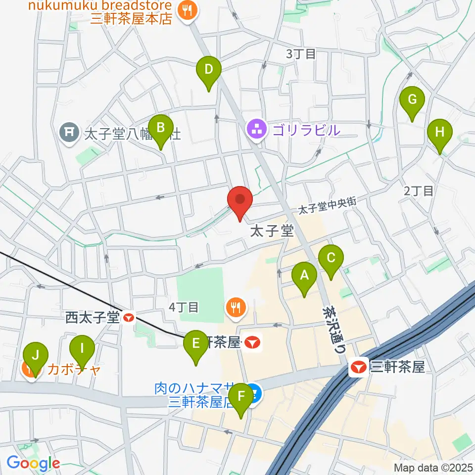 Festa Music Salon周辺のホテル一覧地図