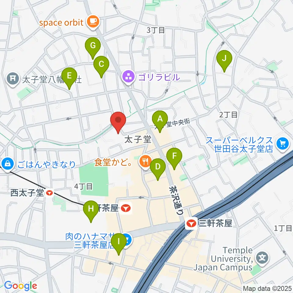 Festa Music Salon周辺のホテル一覧地図