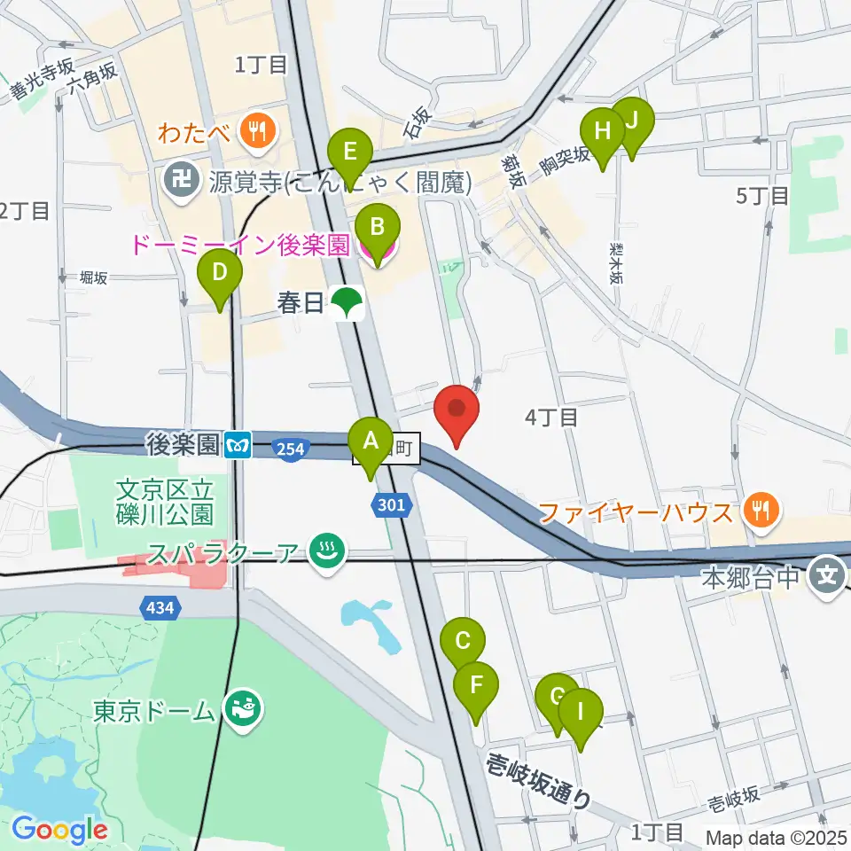 尚美ミュージックカレッジ専門学校周辺のホテル一覧地図