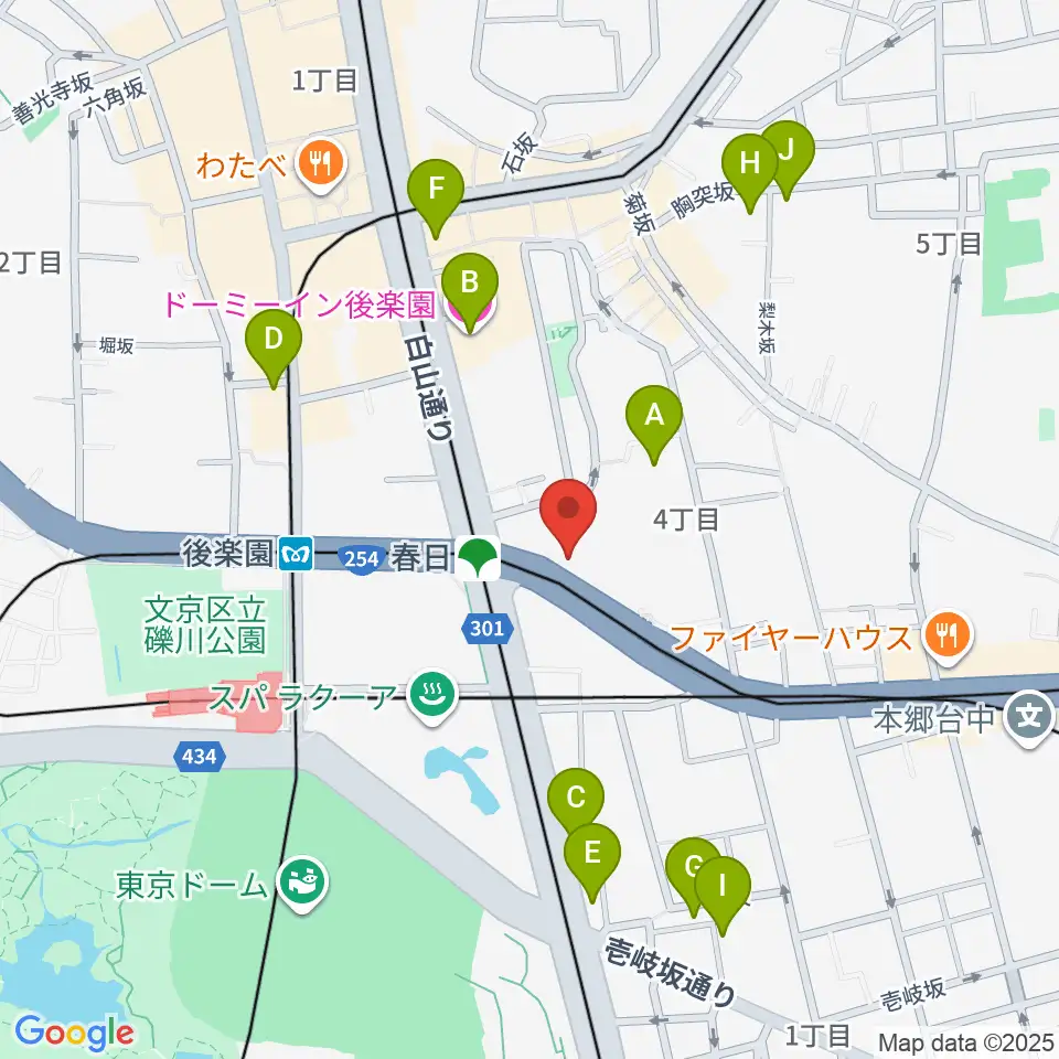 尚美ミュージックカレッジ専門学校周辺のホテル一覧地図