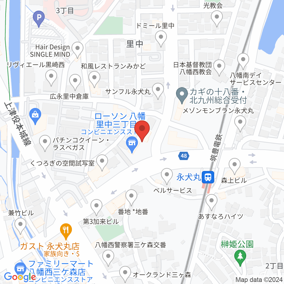 CIUスタジオ周辺のホテル一覧地図