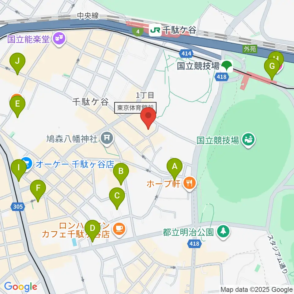 専門学校 東京クールジャパン・アカデミー周辺のホテル一覧地図