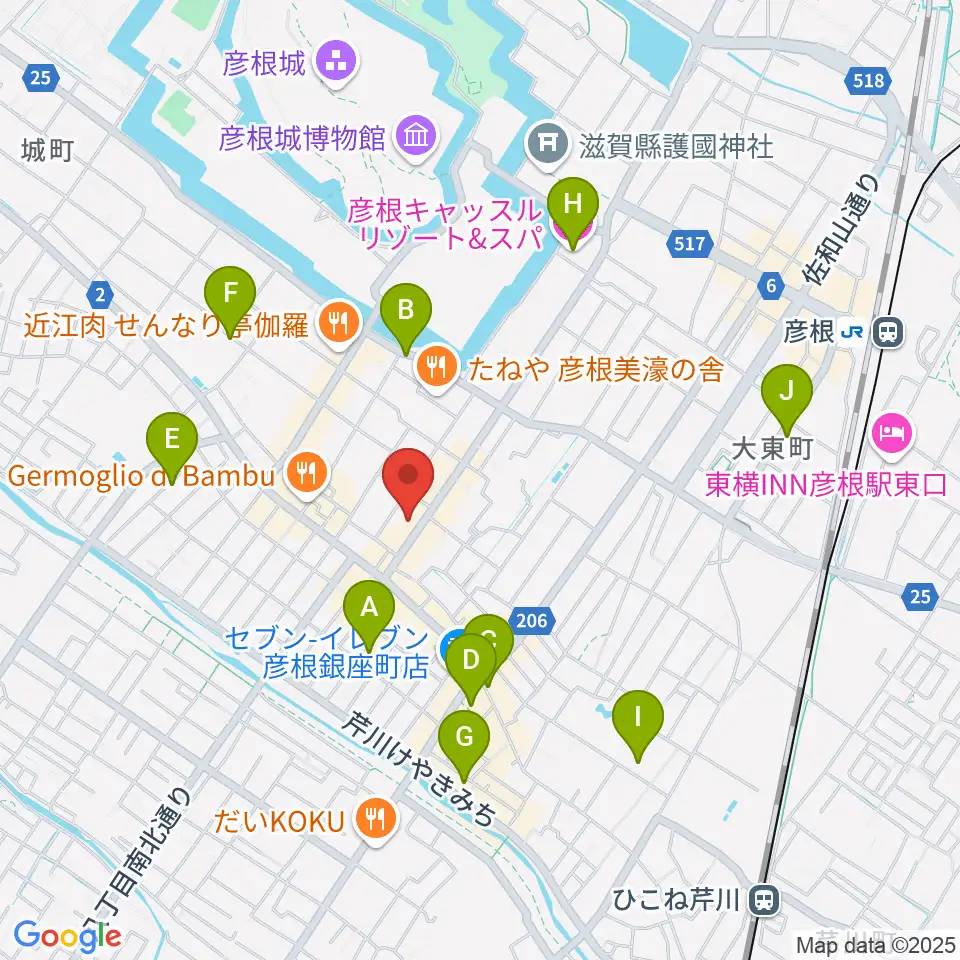 Tied Music(タイドミュージック)周辺のホテル一覧地図