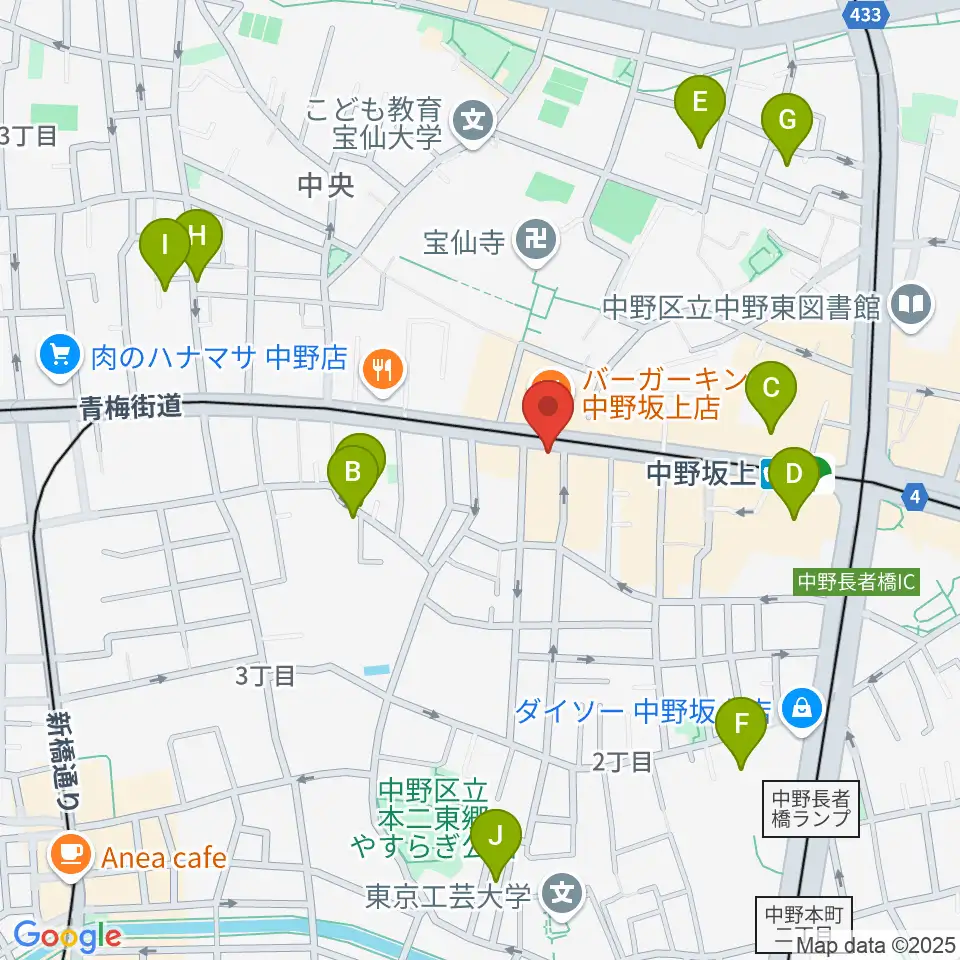 松栄楽器店周辺のホテル一覧地図