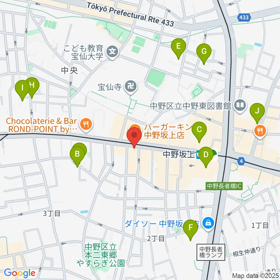 松栄楽器店周辺のホテル一覧地図