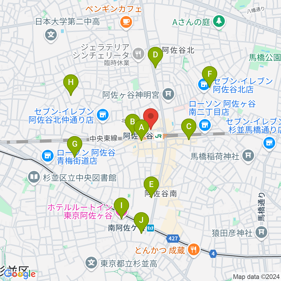 BAR ROCK INDIA周辺のホテル一覧地図