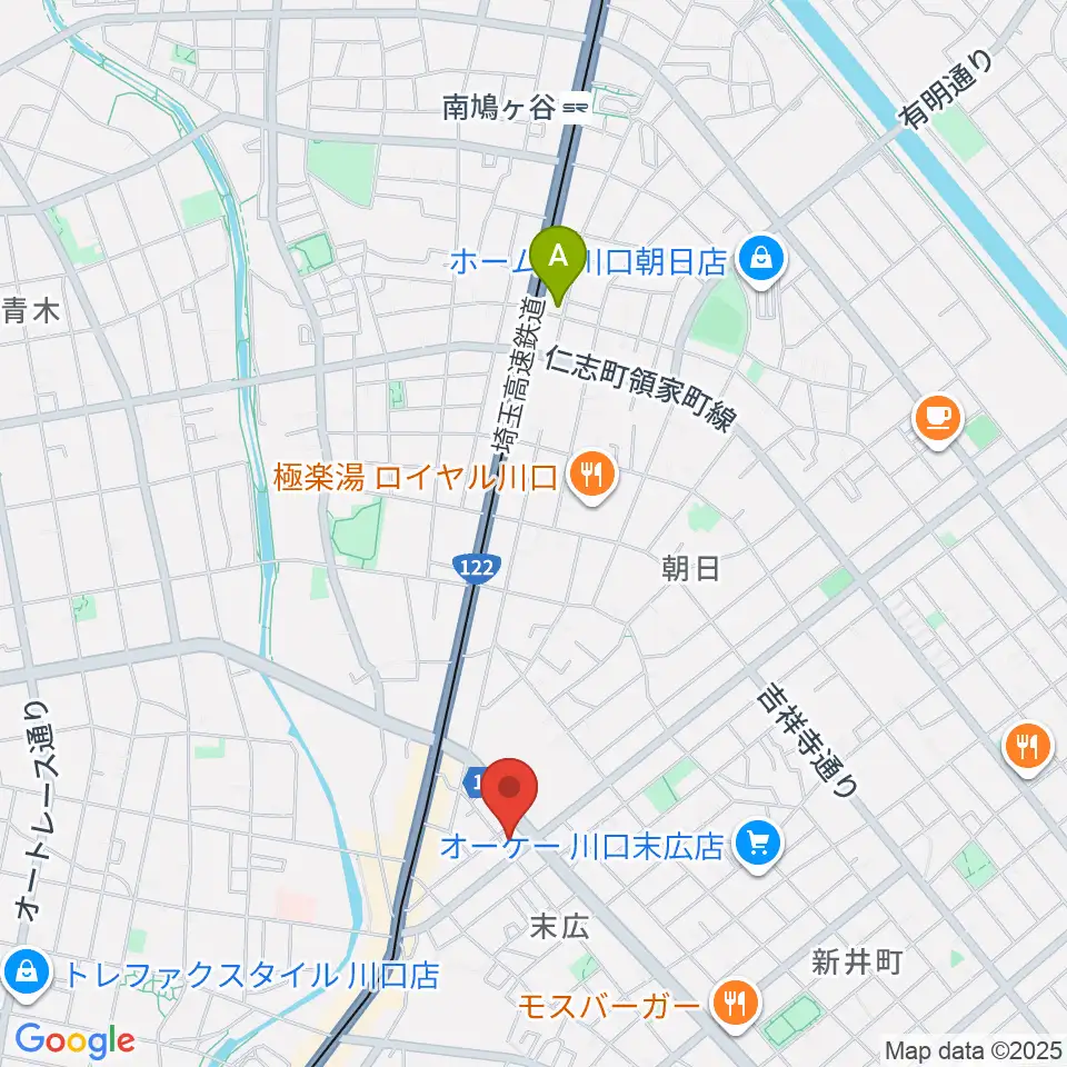 FM川口 856STUDIO周辺のホテル一覧地図