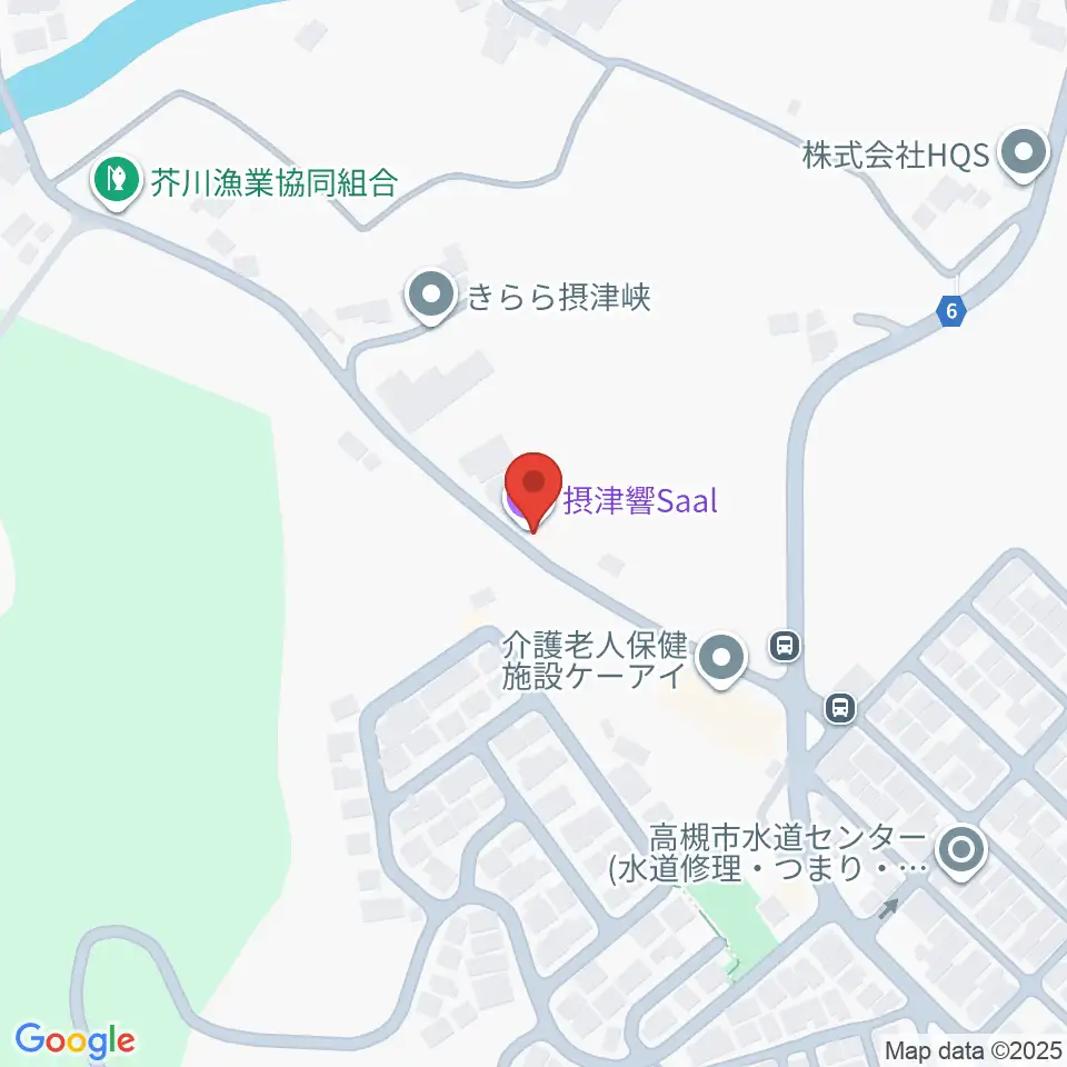 摂津響Saal周辺のホテル一覧地図