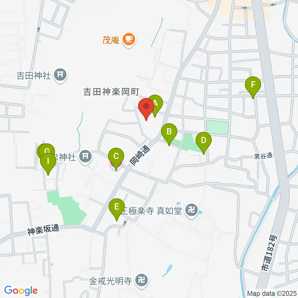 錦鱗館周辺のホテル一覧地図