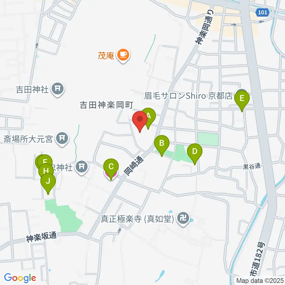 錦鱗館周辺のホテル一覧地図