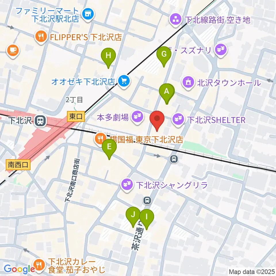下北沢ろくでもない夜周辺のホテル一覧地図