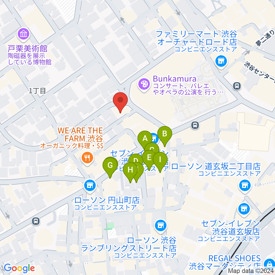 チェレステ・スタジオ松濤周辺のホテル一覧地図