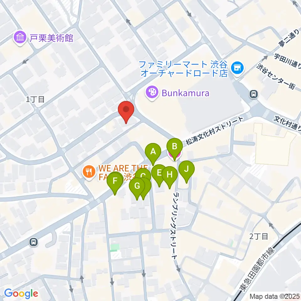 チェレステ・スタジオ松濤周辺のホテル一覧地図