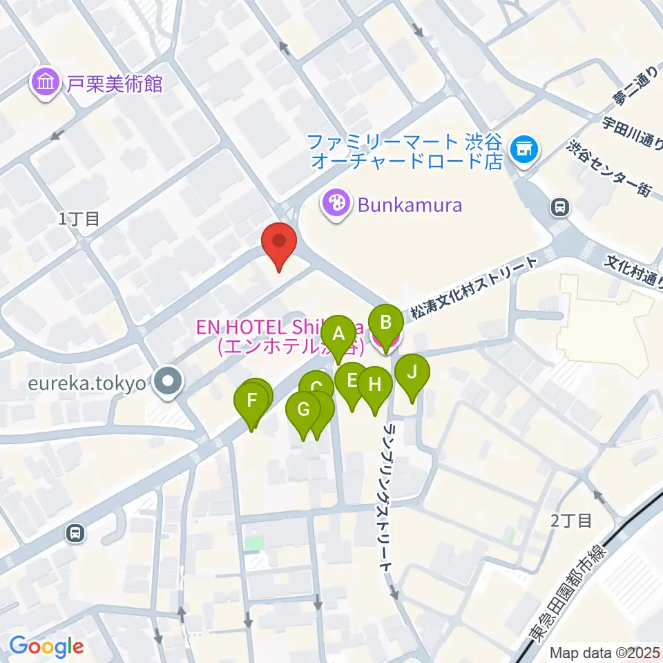 チェレステ・スタジオ松濤周辺のホテル一覧地図