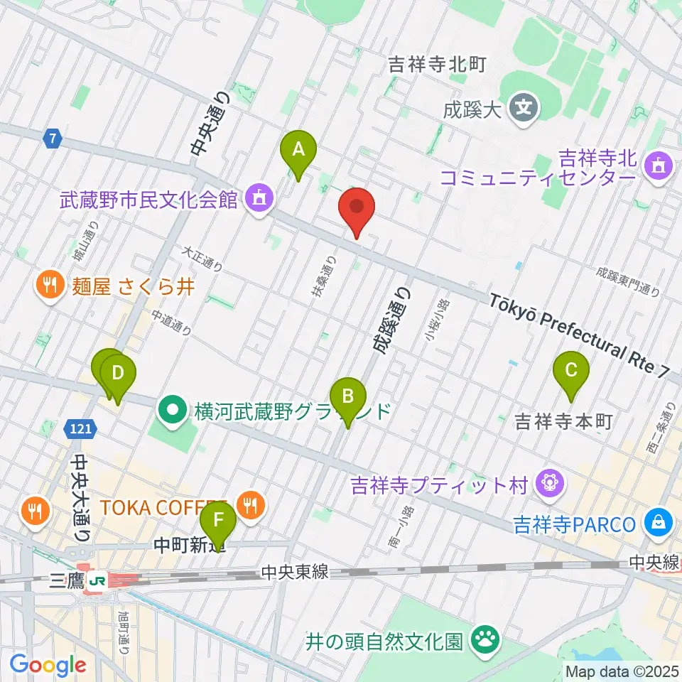 ネイロデザイン周辺のホテル一覧地図