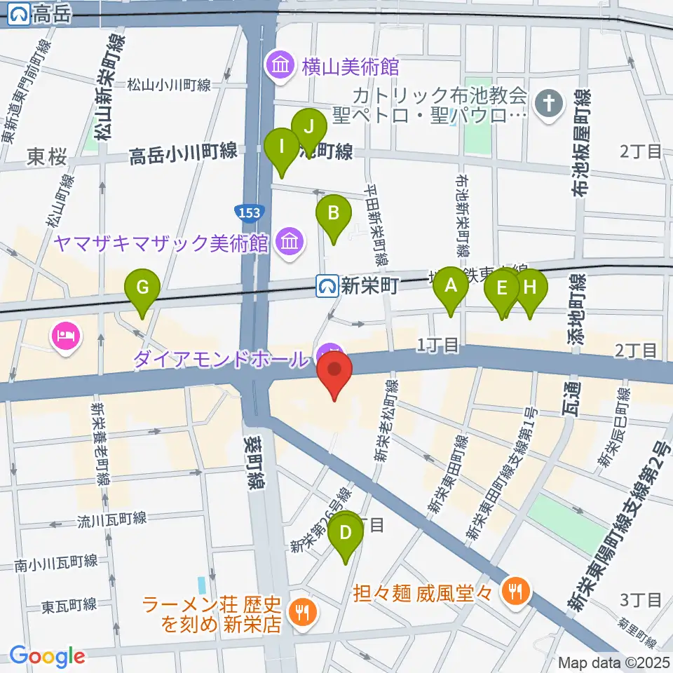 studio KANADiA周辺のホテル一覧地図