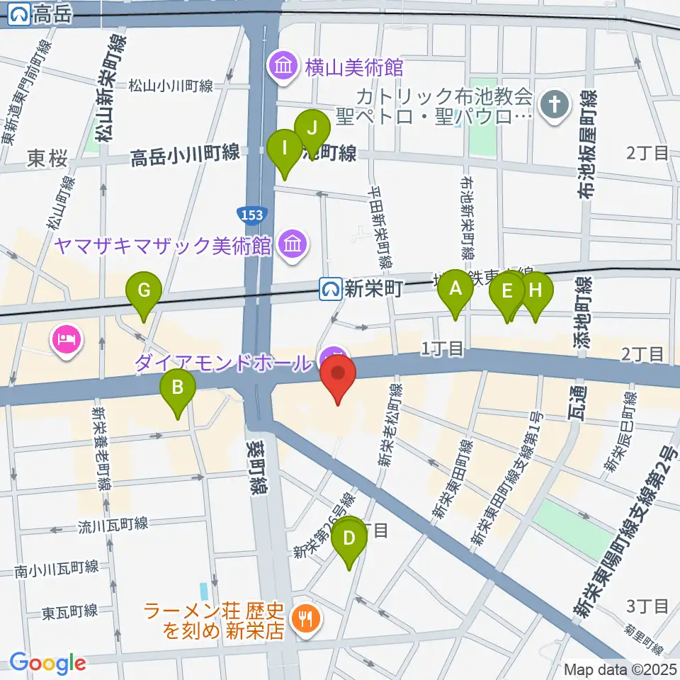 studio KANADiA周辺のホテル一覧地図