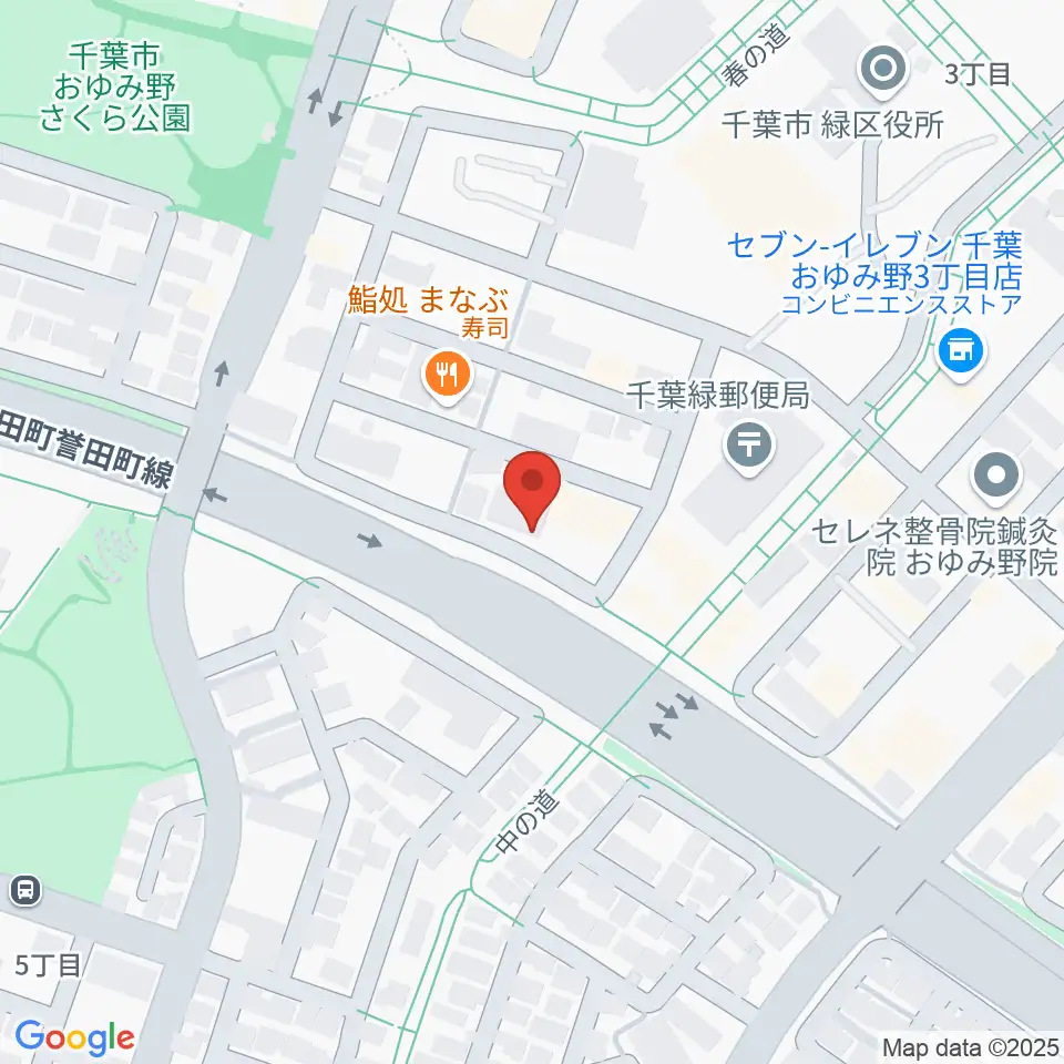 Azul ギター教室周辺のホテル一覧地図
