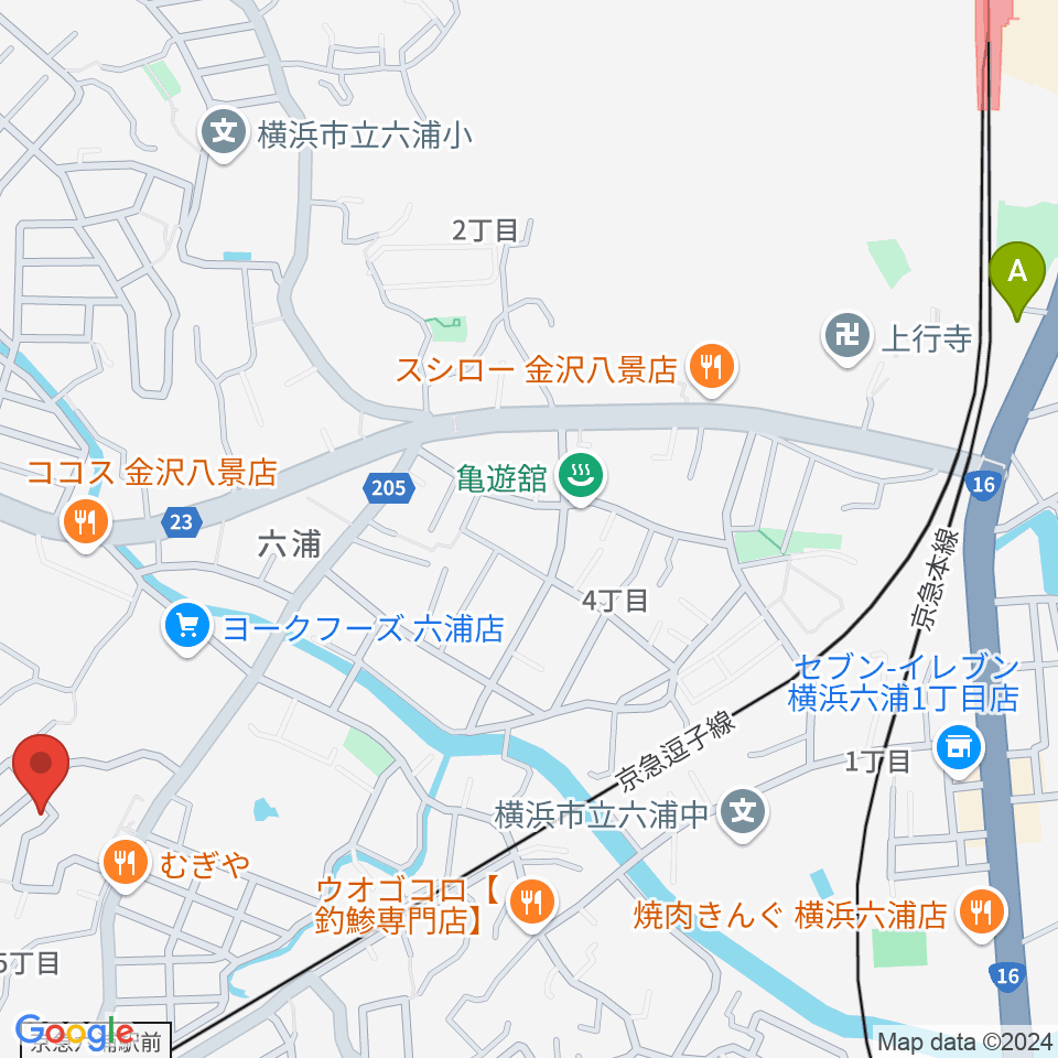 一色ピアノ教室周辺のホテル一覧地図