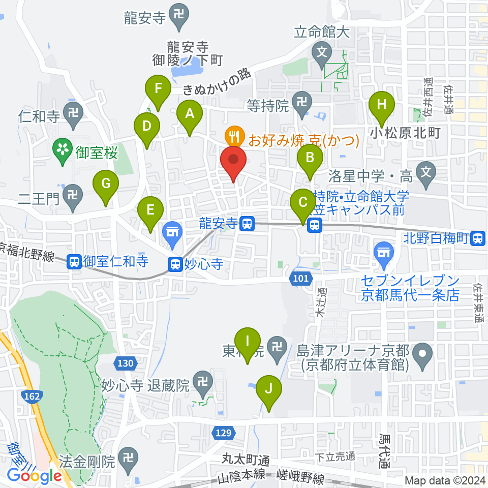 楽奏 gasso music studio周辺のホテル一覧地図