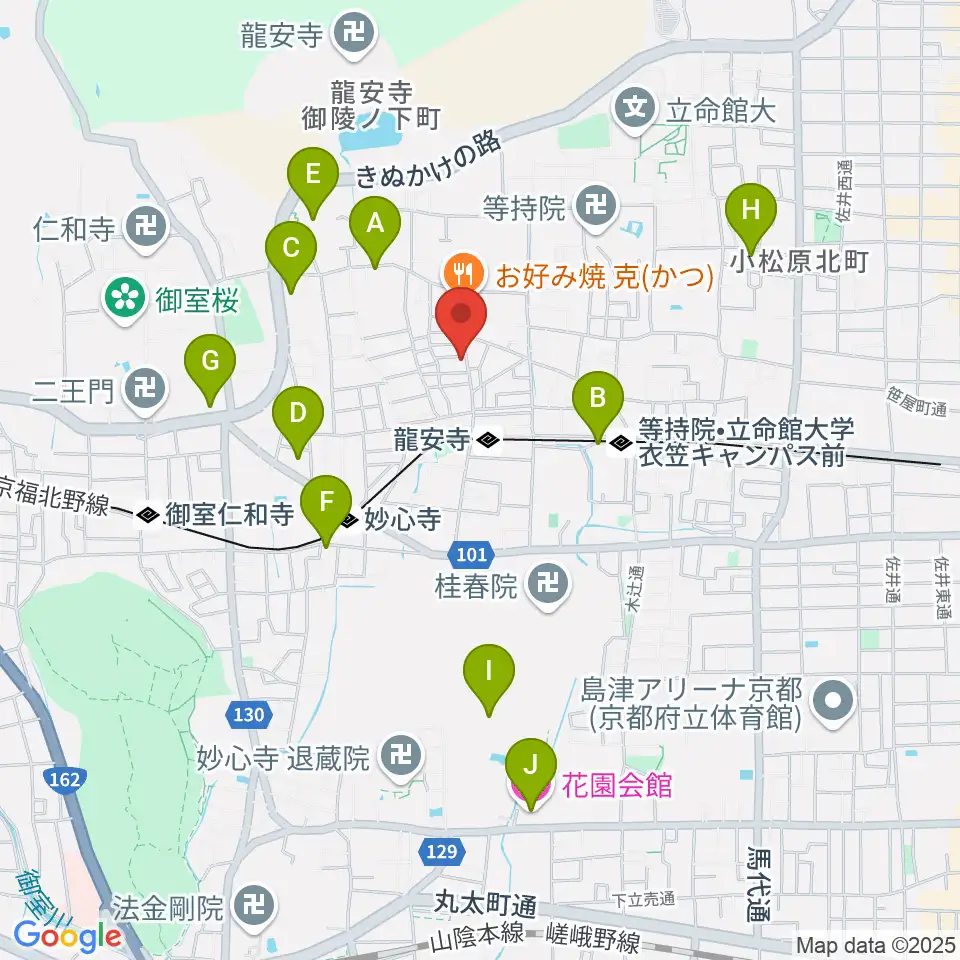 楽奏 gasso music studio周辺のホテル一覧地図