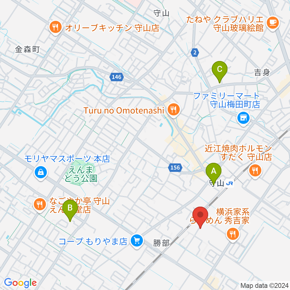 京滋ピアノ調律 / スティマー・ザール周辺のホテル一覧地図