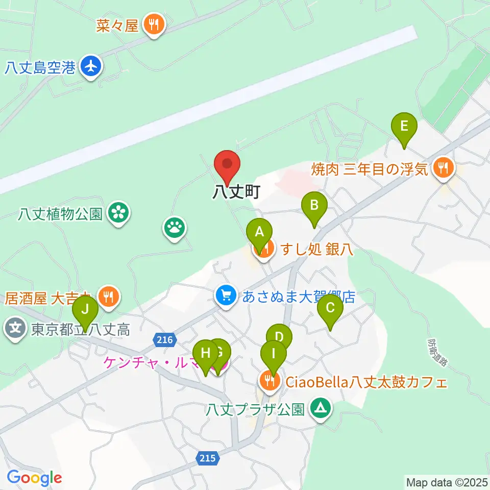 八丈町多目的ホールおじゃれ周辺のホテル一覧地図