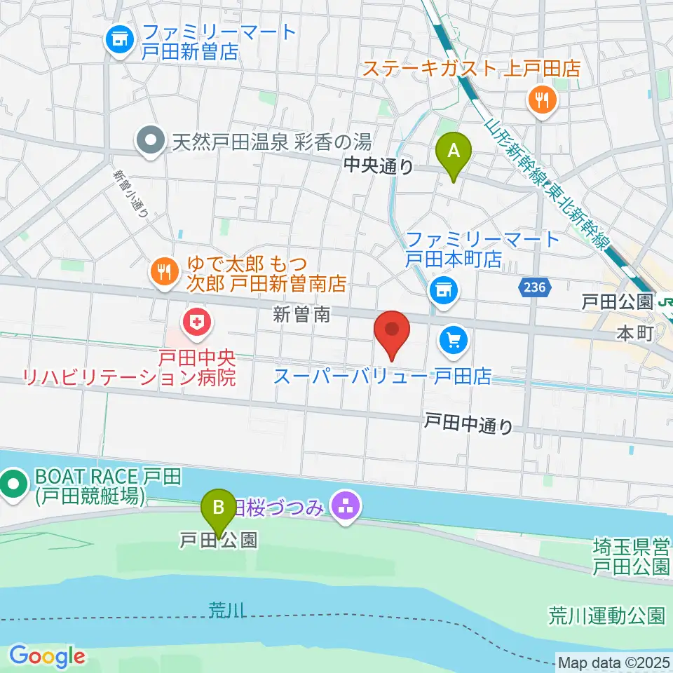 さくらパル 新曽南多世代交流館周辺のホテル一覧地図
