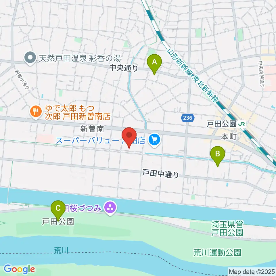 さくらパル 新曽南多世代交流館周辺のホテル一覧地図