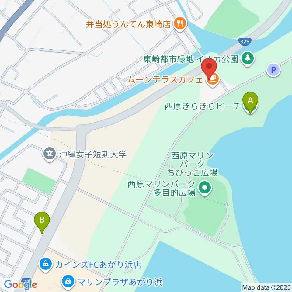 ムーンテラス東崎 Sairaiin音楽堂周辺のホテル一覧地図