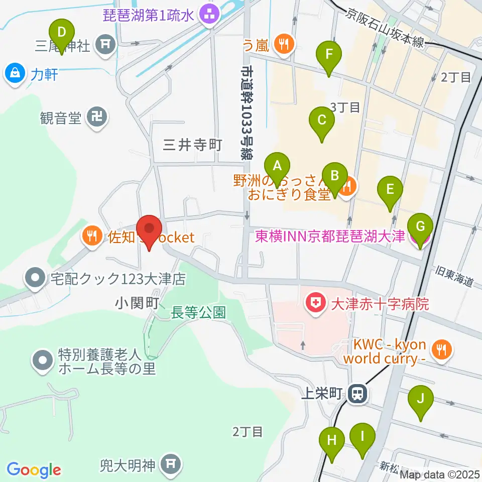 ながらの座・座周辺のホテル一覧地図