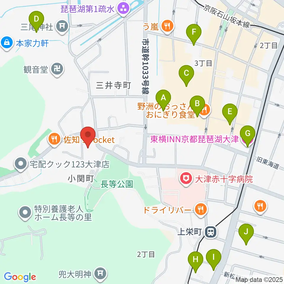 ながらの座・座周辺のホテル一覧地図