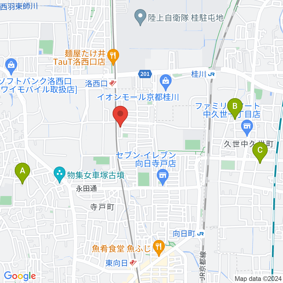 桂川ベアティホール周辺のホテル一覧地図