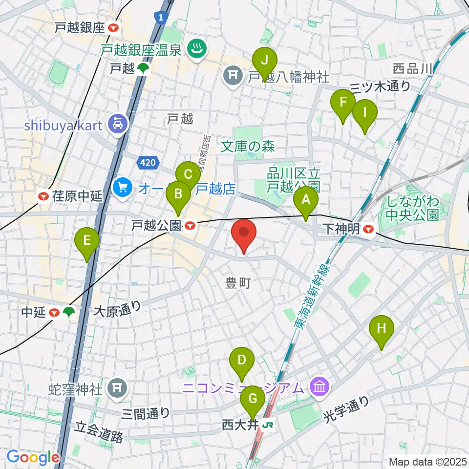 Crunch Studio周辺のホテル一覧地図